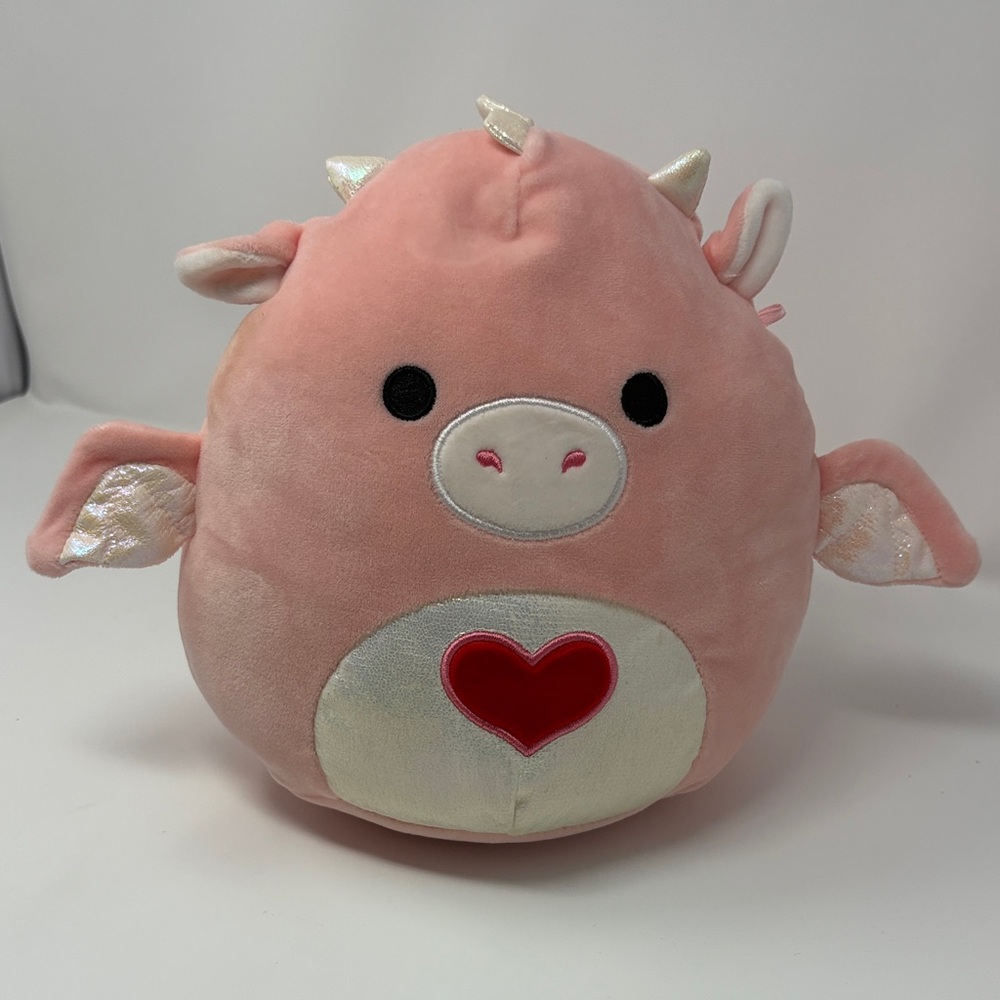 Dakota the Pink Dragon, 8” Original Squishmallows, No Tag